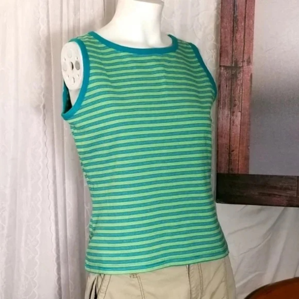 3/$25 Eddie Bauer Striped Tank Top